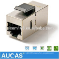 cat6 FTP RJ45 modular adapter 180 degree jack plug / cat5e shielded one-way keystone module